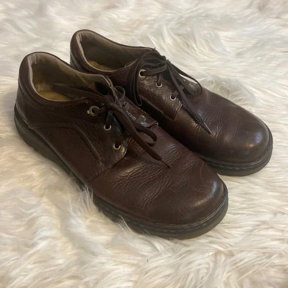 Dr Martens Vintage Brown Lace Up Oxfords Shoes Men Sz 12 - Picture 1 of 8